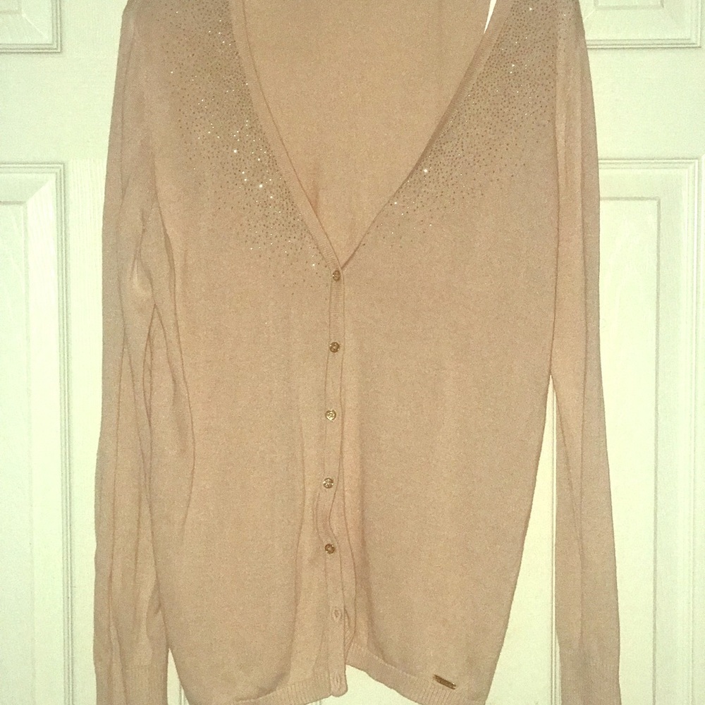 Calvin Klein pink cardigan